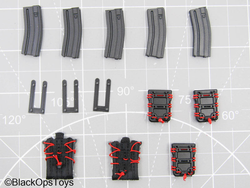 Load image into Gallery viewer, Single Cell Mag Pouch &amp; Holder Set w/ 5.56 Mag Lot
