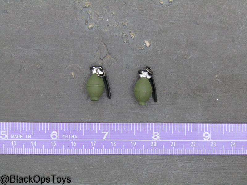 Load image into Gallery viewer, Vietnam US Army Lt. Col. Moore - Metal Grenades (x2)
