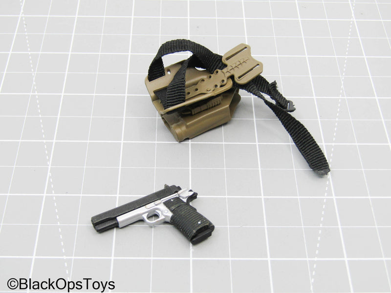 Load image into Gallery viewer, M1911 Pistol w/Drop Leg Holster
