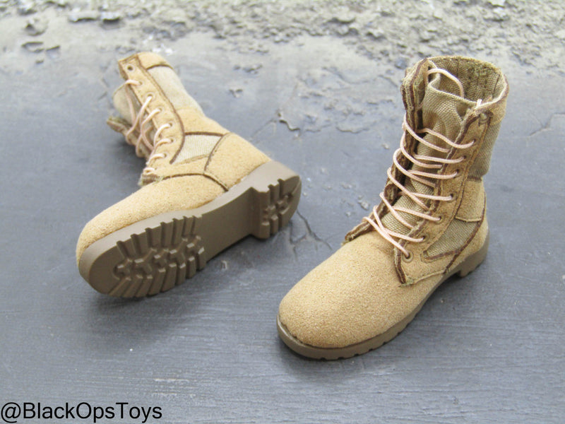 Load image into Gallery viewer, Bravo Two Zero - SAS Patrol Leader - Tan Combat Boots (Foot Type)
