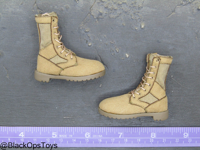 Load image into Gallery viewer, Bravo Two Zero - SAS Patrol Leader - Tan Combat Boots (Foot Type)
