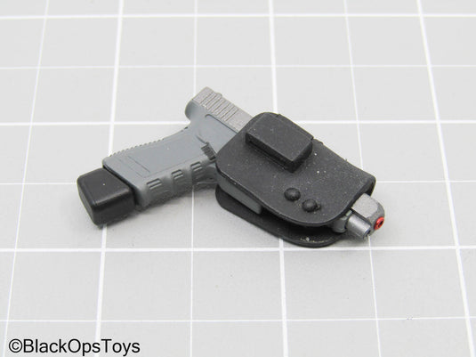 Pistol w/Left-Handed Holster (Easy & Simple)