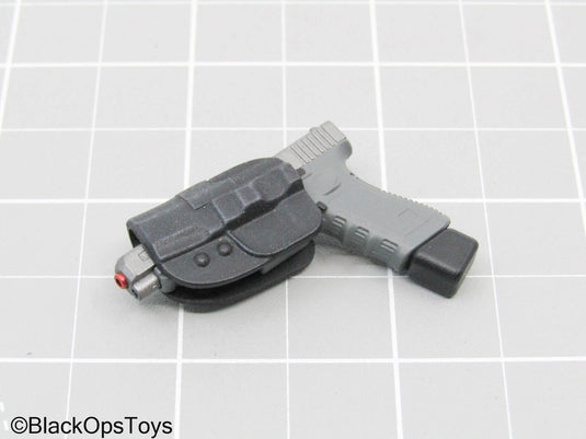 Pistol w/Left-Handed Holster (Easy & Simple)