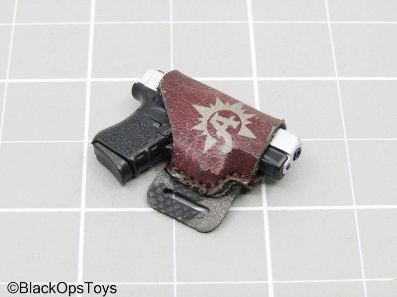 Load image into Gallery viewer, Pistol w/Leather Like Holster (DAM Toys) (READ DESC)
