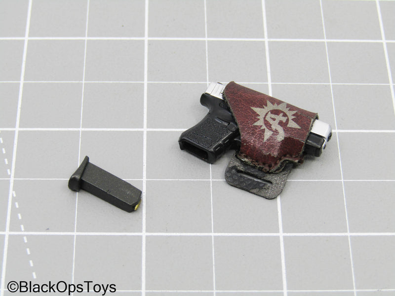Load image into Gallery viewer, Pistol w/Leather Like Holster (DAM Toys) (READ DESC)
