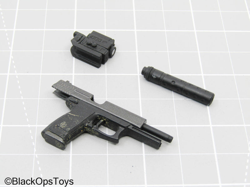 Load image into Gallery viewer, HK Socom Pistol w/Suppressor, Tac Light (DAM Toys)
