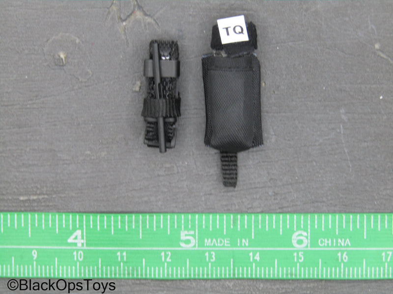 Load image into Gallery viewer, Dutch DSI Grenade Launcher Ver - Black Tourniquet w/MOLLE Pouch
