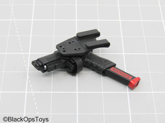 Pistol w/Holster, & Extended Mag