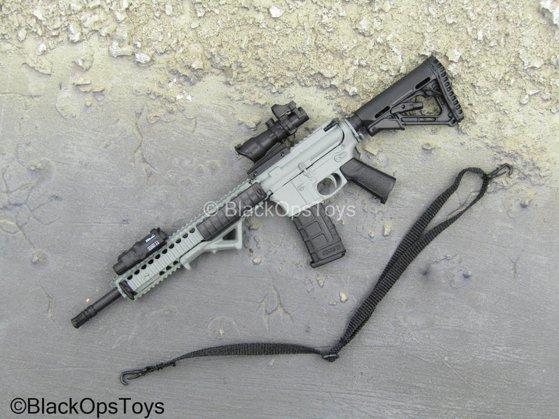 Load image into Gallery viewer, Modern Battlefield Ghost - AR-15 Assault Rifle w/Attachment Set
