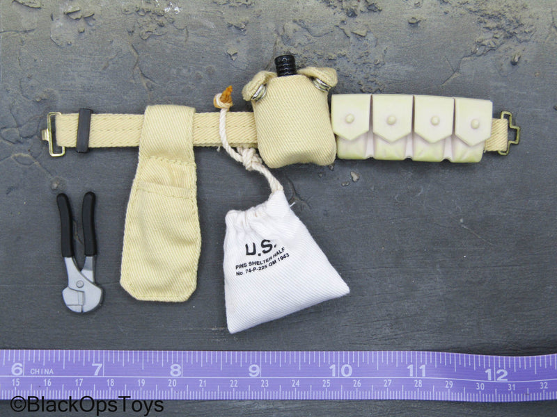 Load image into Gallery viewer, WWII - Tan Belt w/Pouch &amp; Gear Set
