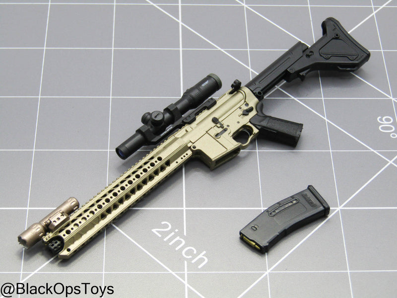 Load image into Gallery viewer, Black &amp; Bronze Rifle w/Attachment Set
