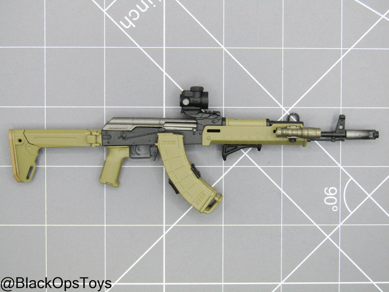 Load image into Gallery viewer, Black &amp; Tan AK74M w/Attachment Set
