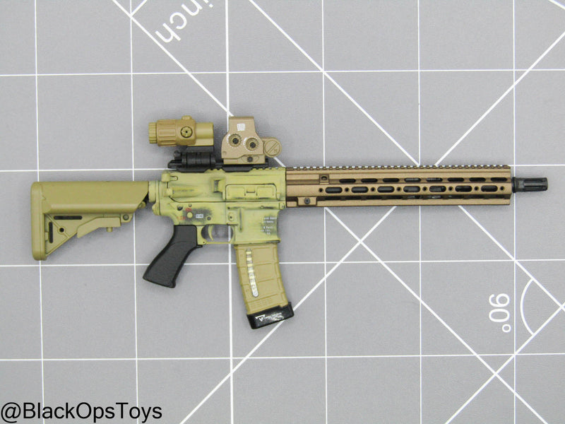 Load image into Gallery viewer, Weathered Tan HK 416 Rifle w/Attachment Set
