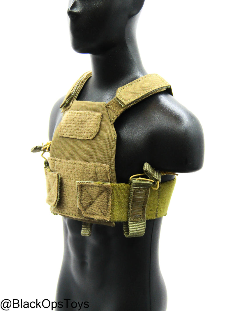 Load image into Gallery viewer, PMC - Weapon Specialist - FDE Tan Plate Carrier

