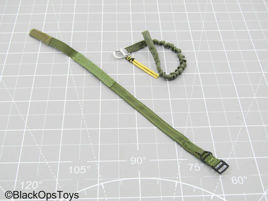 Green Belt w/Retention Lanyard