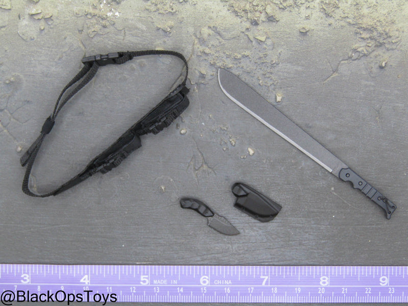 Load image into Gallery viewer, PMC - Weapon Specialist - Machete &amp; Knife w/Holster Set
