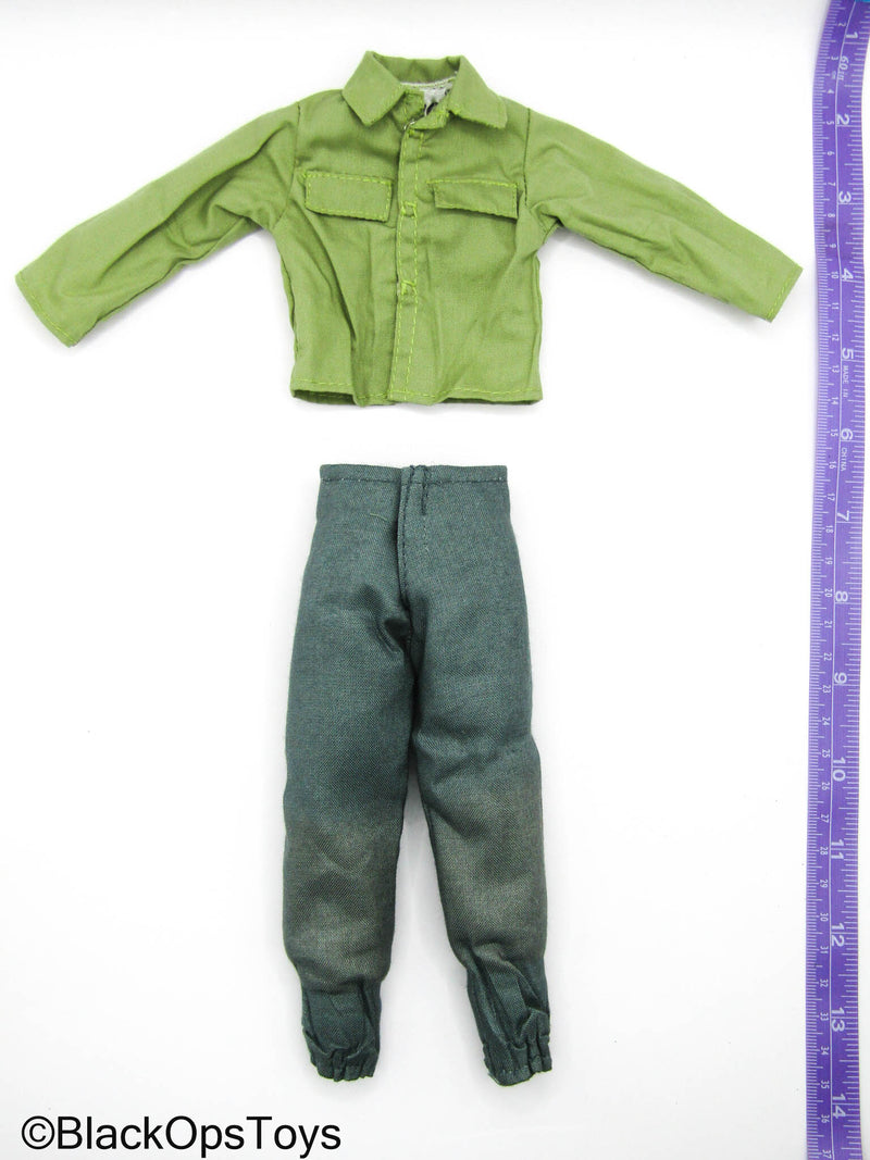 Load image into Gallery viewer, WWII - Green Combat Uniform Set
