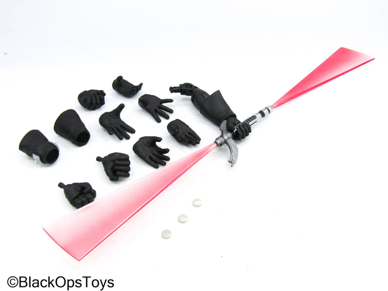 Load image into Gallery viewer, Star Wars Darth Maul DX - Light Up Lightsaber arm w/Hand Set
