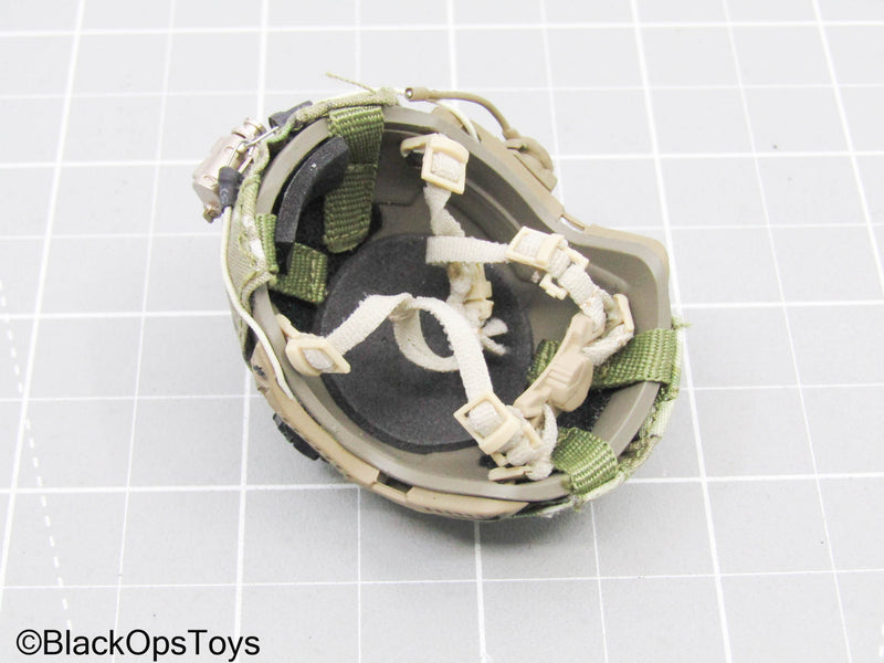 Load image into Gallery viewer, Multicam Camo Tactical Helmet w/Attachments
