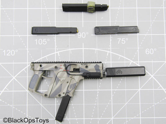 Woodland Delta Kriss Vector SDP w/Weapon Attachments (DAM Toys)