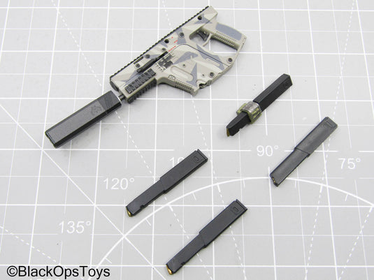 Woodland Delta Kriss Vector SDP w/Weapon Attachments (DAM Toys)