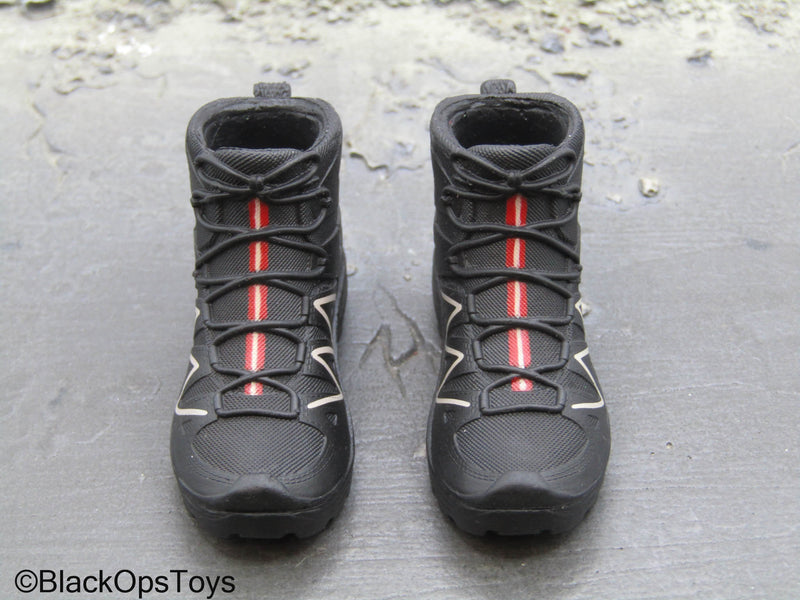Load image into Gallery viewer, Modern Battlefield - Zimo - Black Combat Boots (Peg Type)
