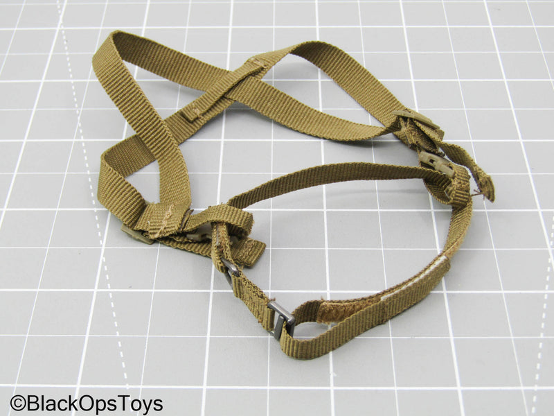 Load image into Gallery viewer, Olive Green Belt w/Metal Buckle, &amp; Sling
