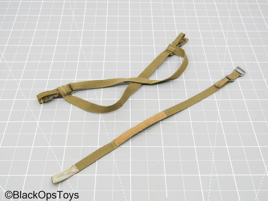 Olive Green Belt w/Metal Buckle, & Sling