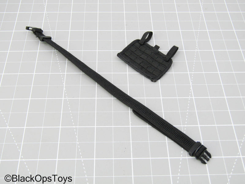 Load image into Gallery viewer, Black Belt w/MOLLE Utility Pouch
