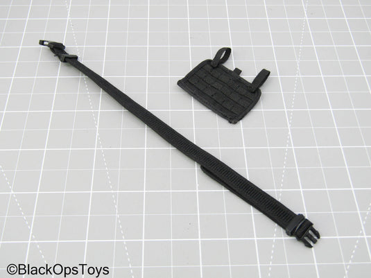 Black Belt w/MOLLE Utility Pouch