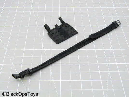 Black Belt w/MOLLE Utility Pouch