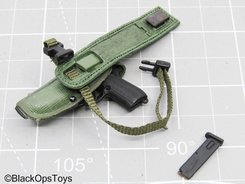 Load image into Gallery viewer, Black Pistol w/OD Green Belt &amp; Holster (BBI)
