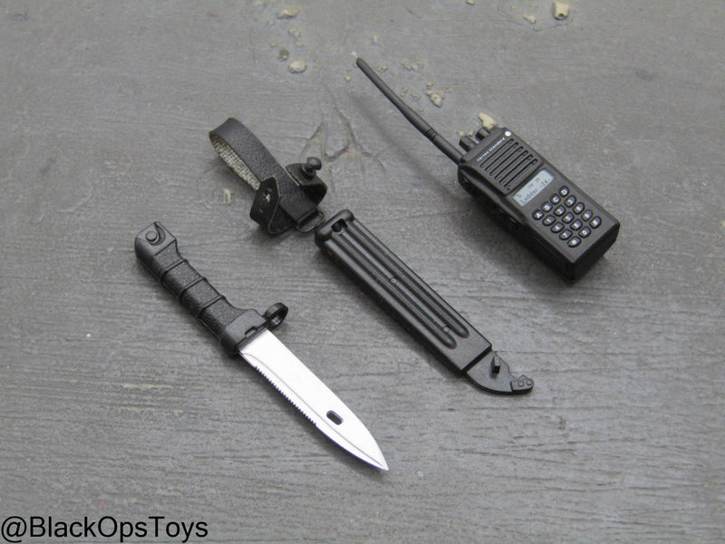 Load image into Gallery viewer, OSN Saturn Police - Bayonet w/Sheath &amp; Radio Set
