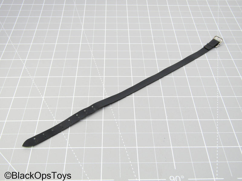 Load image into Gallery viewer, Black Leather Like Belt
