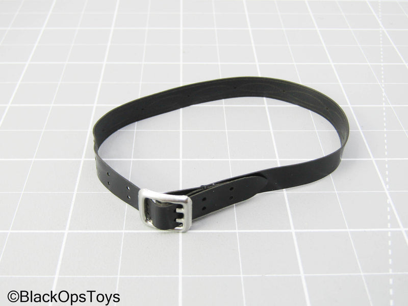 Load image into Gallery viewer, Black Leather Like Belt
