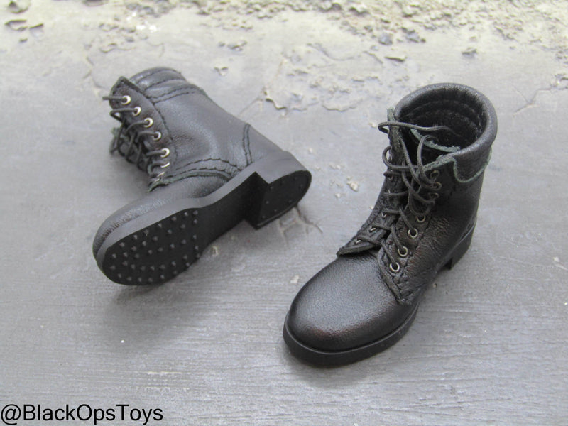 Load image into Gallery viewer, Spetsnaz GRU 1999 - Black Leather Like Boots (Foot Type)
