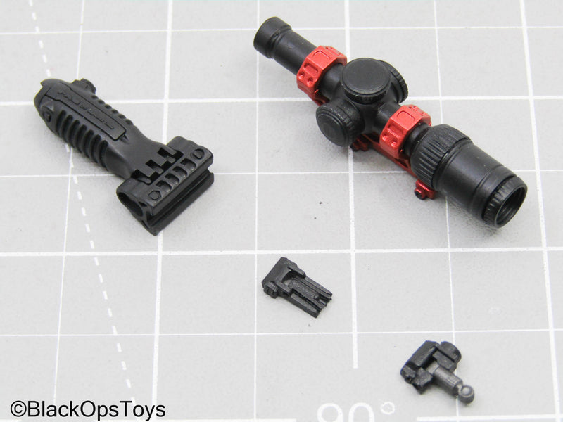 Load image into Gallery viewer, Black Scope w/Foregrip &amp; Iron Sights
