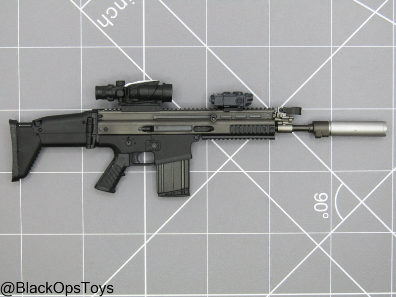 Load image into Gallery viewer, Black SCAR-H Rifle w/Attachment Set
