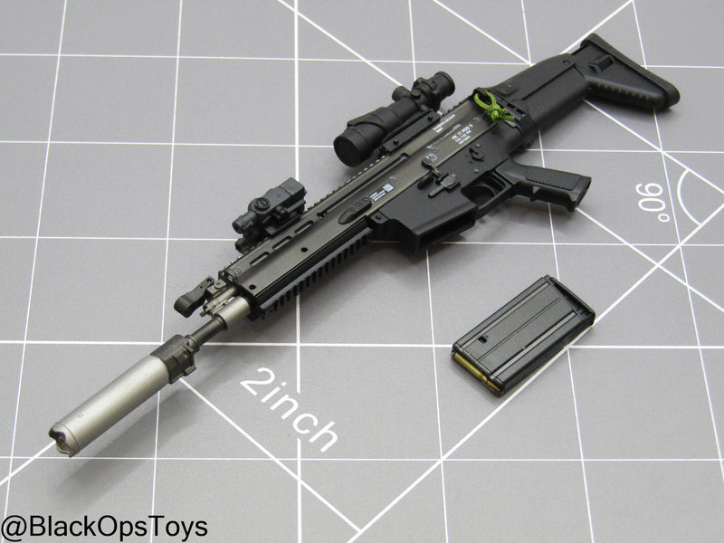 Load image into Gallery viewer, Black SCAR-H Rifle w/Attachment Set
