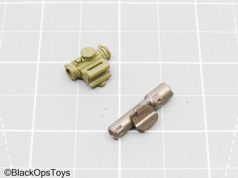 Load image into Gallery viewer, Tan Red Dot Scope w/Tac Light

