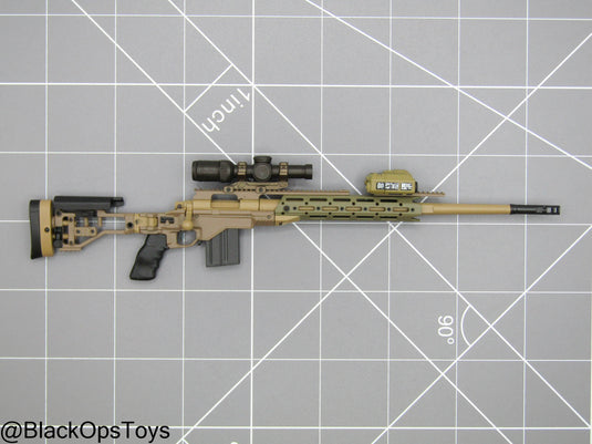 Tan Sniper Rifle w/Attachment Set