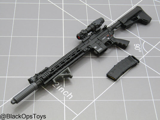 Black HK 416 Rifle w/Attachment Set