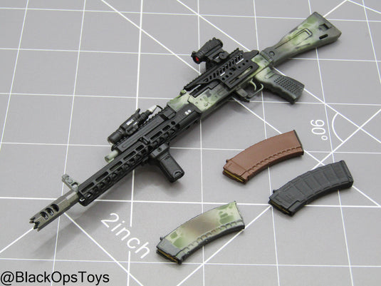 Camo AK203 Rifle w/Attachment Set