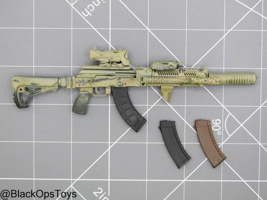 Snakeskin Camo AK203 Rifle w/Attachment Set