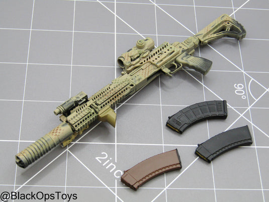 Snakeskin Camo AK203 Rifle w/Attachment Set