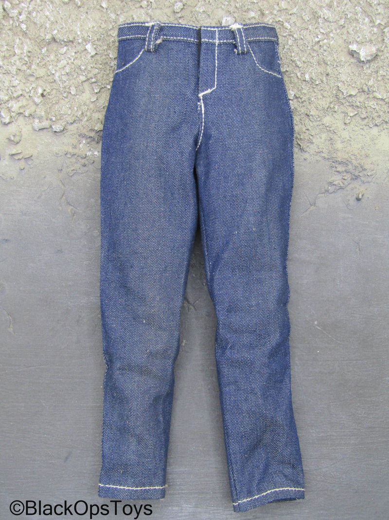 Load image into Gallery viewer, Ultimate Robot - Blue Denim Like Jeans
