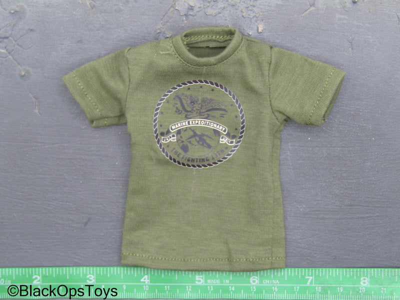 Load image into Gallery viewer, 13th Marine Expeditionary Unit - Green Shirt
