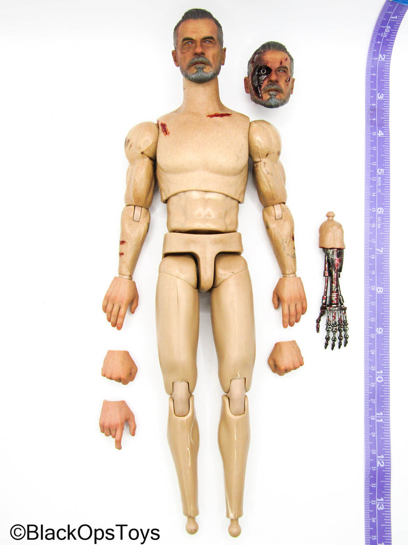 Load image into Gallery viewer, Ultimate Robot - Male Base Body w/Head Sculpt &amp; Light Up Head Sculpt
