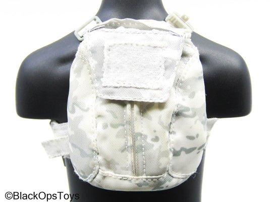 Female ACU MOLLE Plate Carrier Vest w/Pack & MP5 Mag Sticks