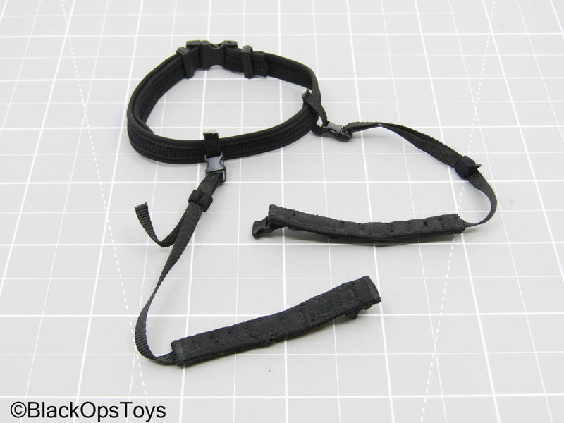 Load image into Gallery viewer, Black Belt w/Dual Attachment Belt Pads
